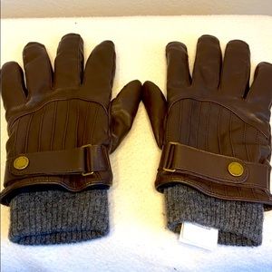 Polo Ralph Lauren Quilted Leather Racing Gloves